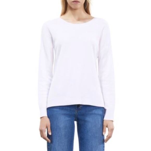 The Kooples Cream Button-Back Sweater Size 1 (Oversized) NWT - Picture 2 of 3